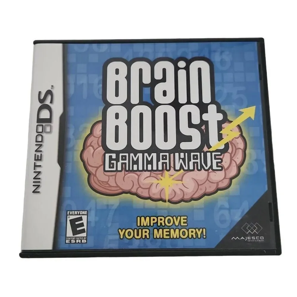 Nintendo DS Brain Boost GammaWave Game with Case